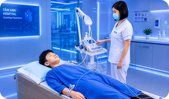 MÁY ĐO ĐIỆN TÂM ĐỒ 12 CẦN