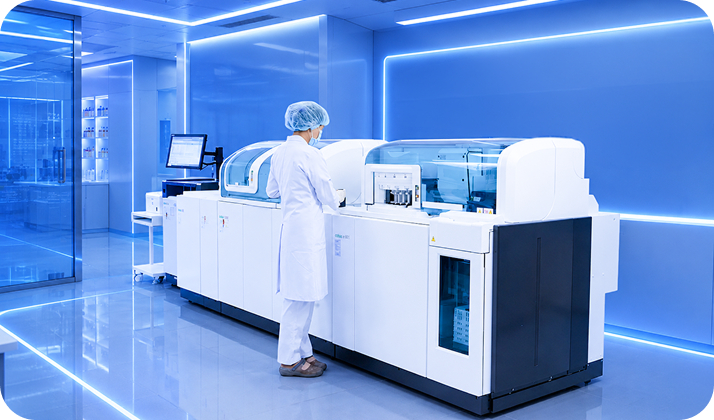 MÁY XÉT NGHIỆM MÁU SIÊU TỐC TỰ ĐỘNG 