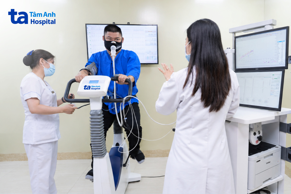 nghiệm pháp gắng sức tim phổi