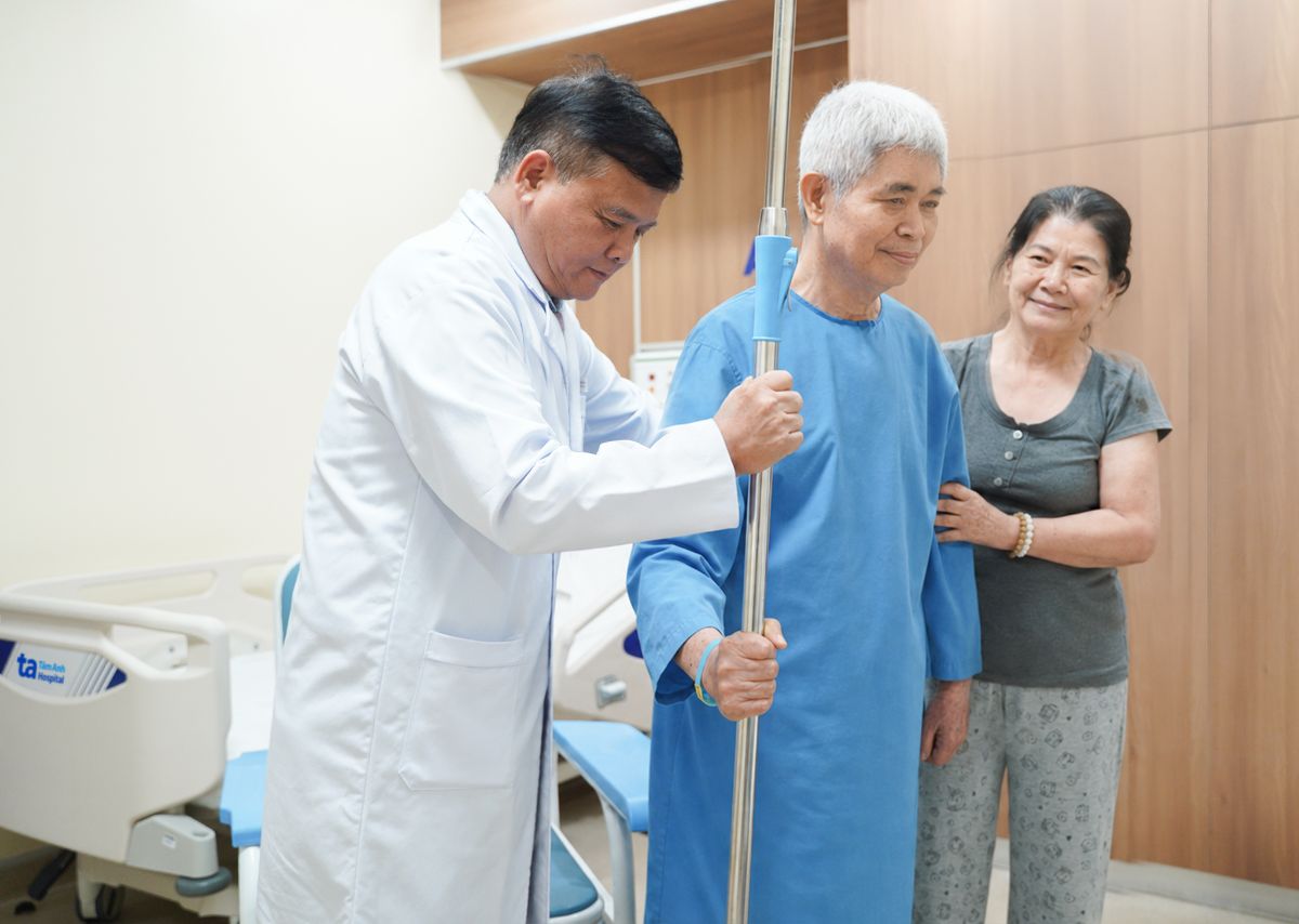 người bệnh sau phẫu thuật hồi phục nhanh chóng