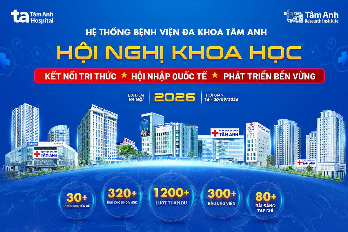 Poster Hội nghị Khoa học Tâm Anh 2026 tại Hà Nội, 16-20/9/2026