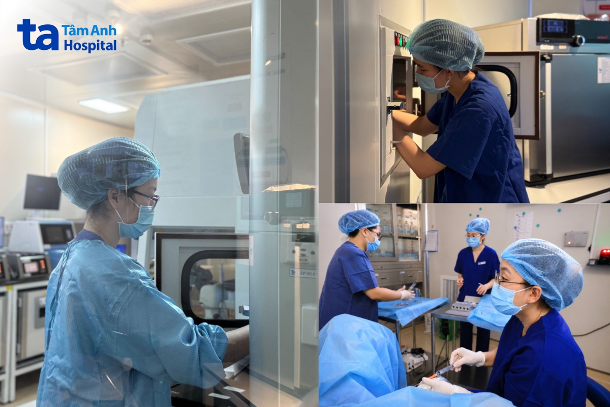 quy trình thu nhận noãn diễn ra nhanh chóng