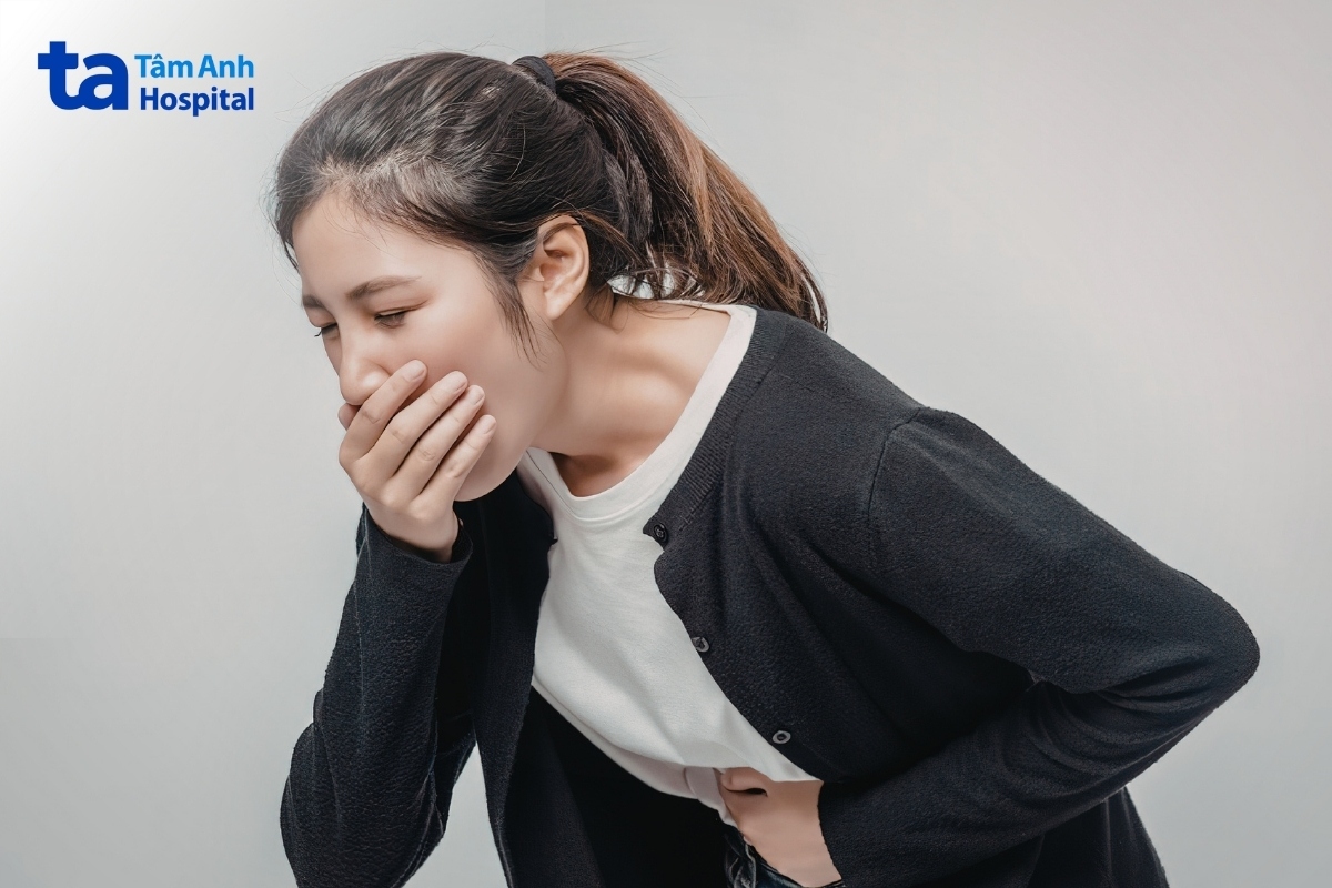 rối loạn tiêu hóa có thể gây chậm tiêu hóa, nôn ói, tiêu chảy và mất nước