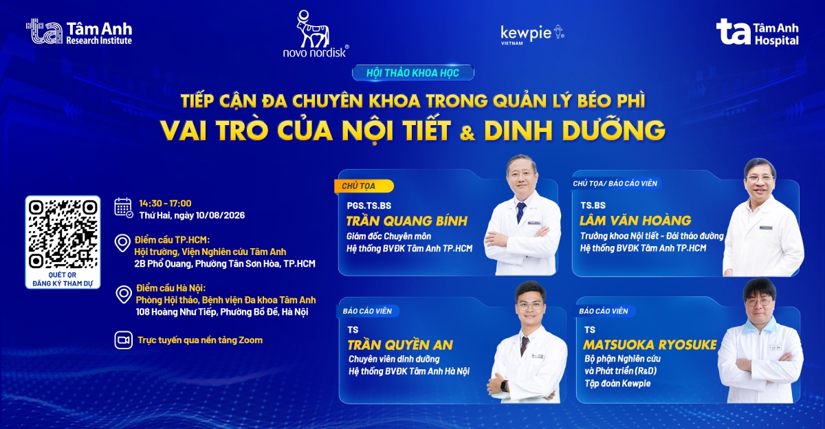 Tiếp cận đa chuyên khoa trong quản lý béo phì: Vai trò của nội tiết và dinh dưỡng