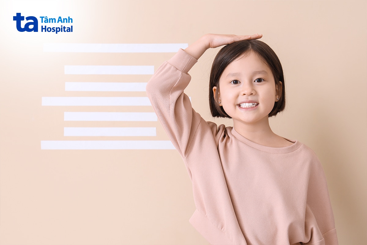 Trẻ có thể tăng trưởng chiều cao khi xuất hiện dậy thì sớm.
