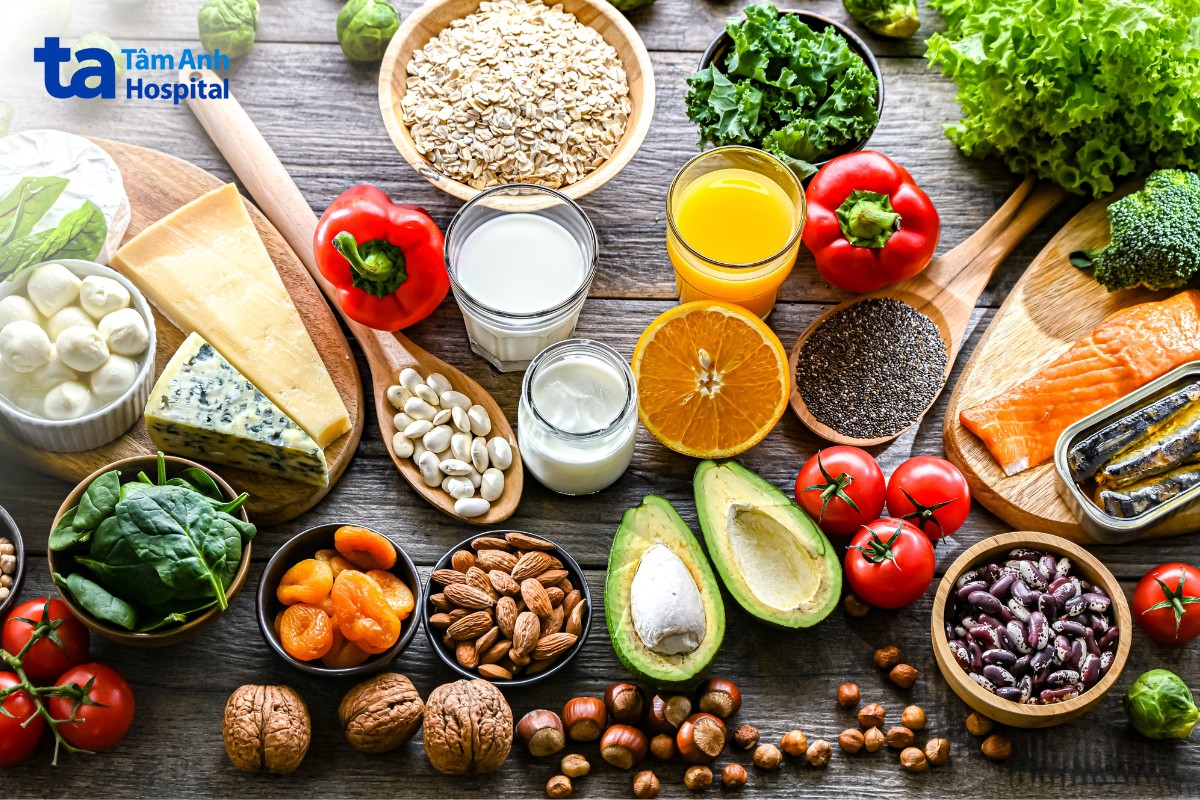 vai trog dinh dưỡng bệnh vôi hóa cột sống
