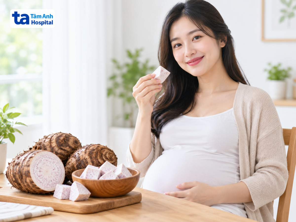 Mẹ bầu ăn khoai môn an toàn trong thai kỳ