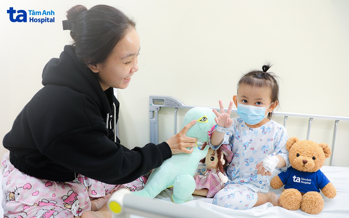 bé Như phục hồi tốt