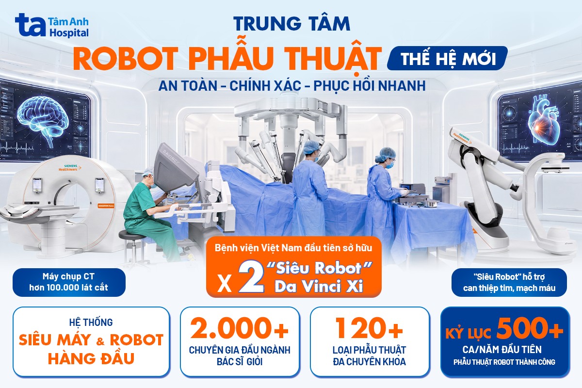 Bệnh viện Đa khoa Tâm Anh hướng đến thành lập Trung tâm robot phẫu thuật thế hệ mới