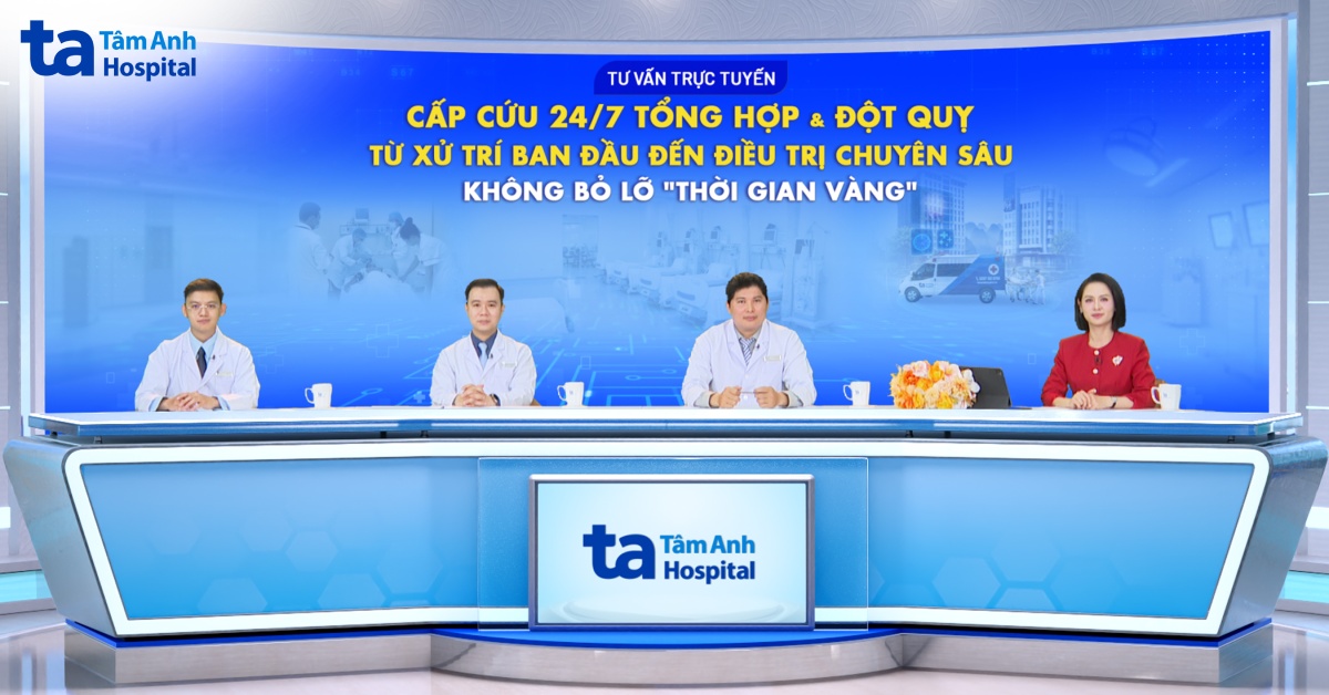 Cấp cứu 24/7 tổng hợp và đột quỵ: Từ xử trí ban đầu đến điều trị chuyên sâu, không bỏ lỡ thời gian vàng