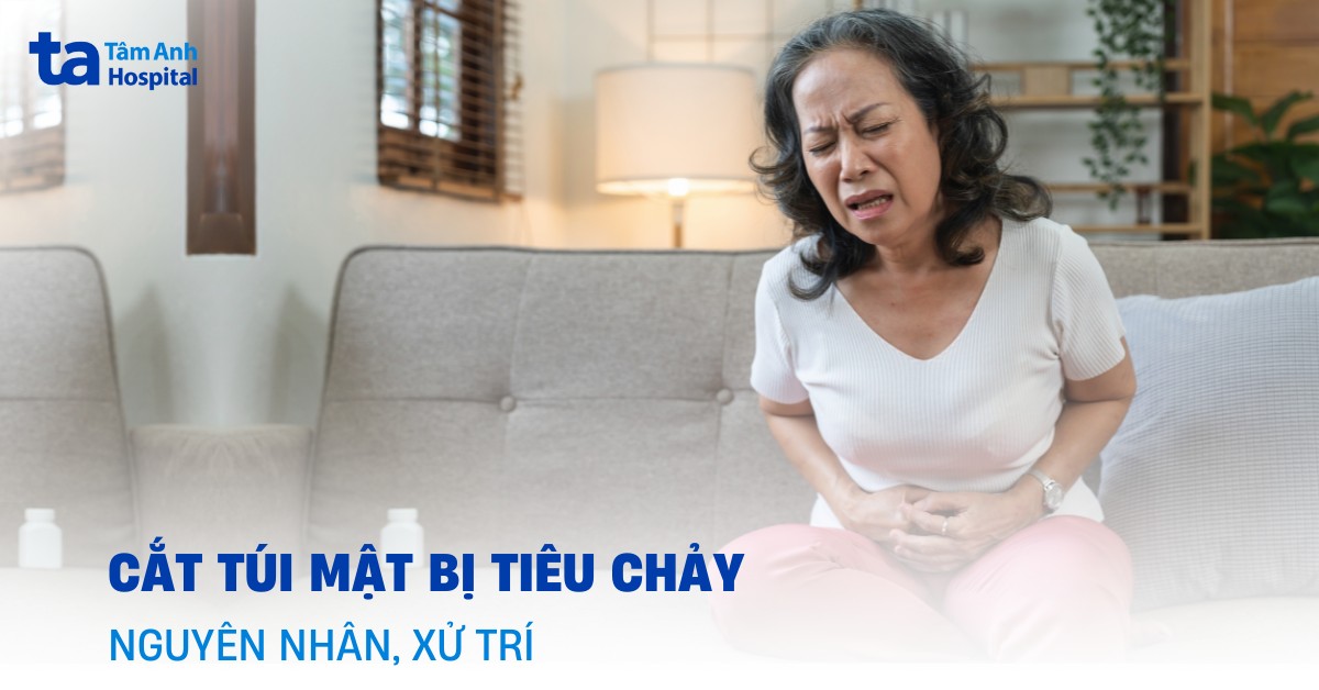 Vì sao cắt túi mật bị tiêu chảy?