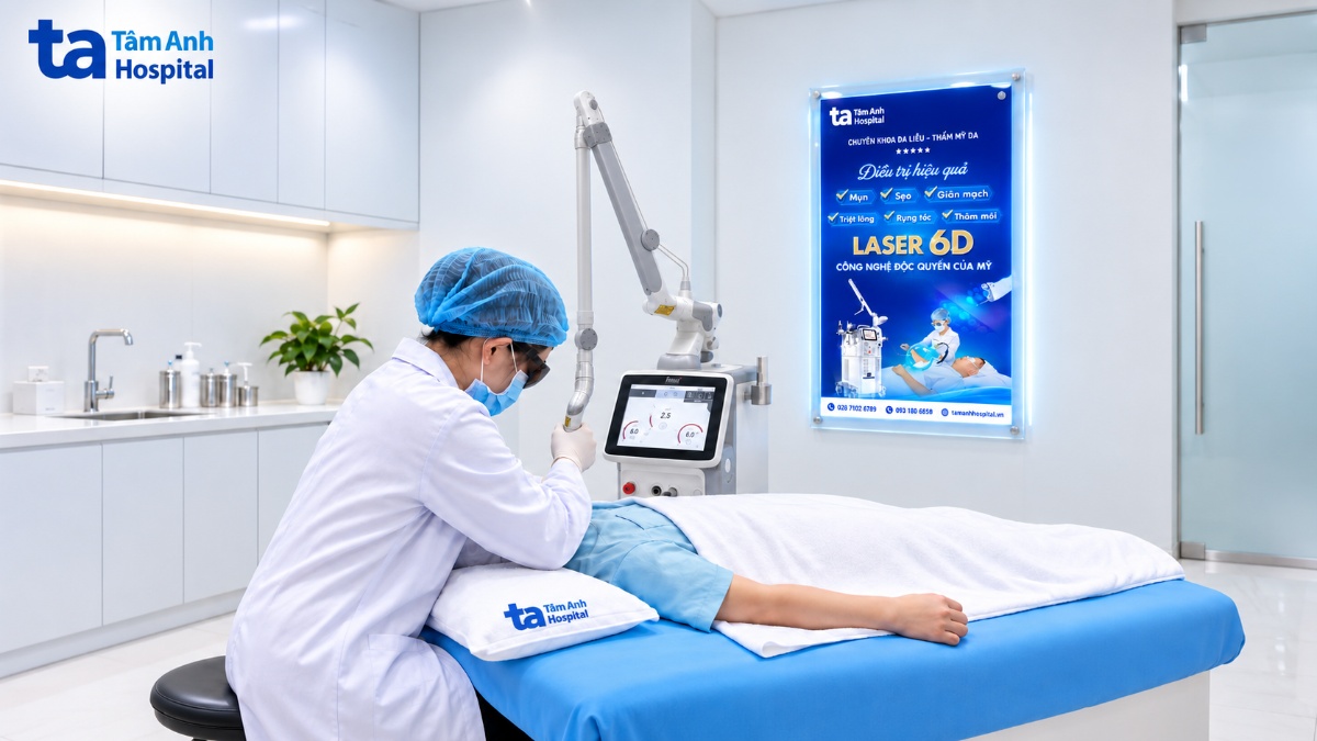 Điều trị bớt bằng laser cho bé trai