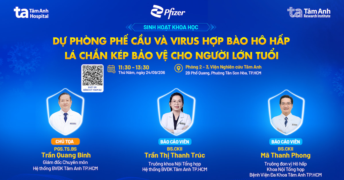 Dự phòng nhiễm trùng hô hấp ở người cao tuổi có bệnh nền