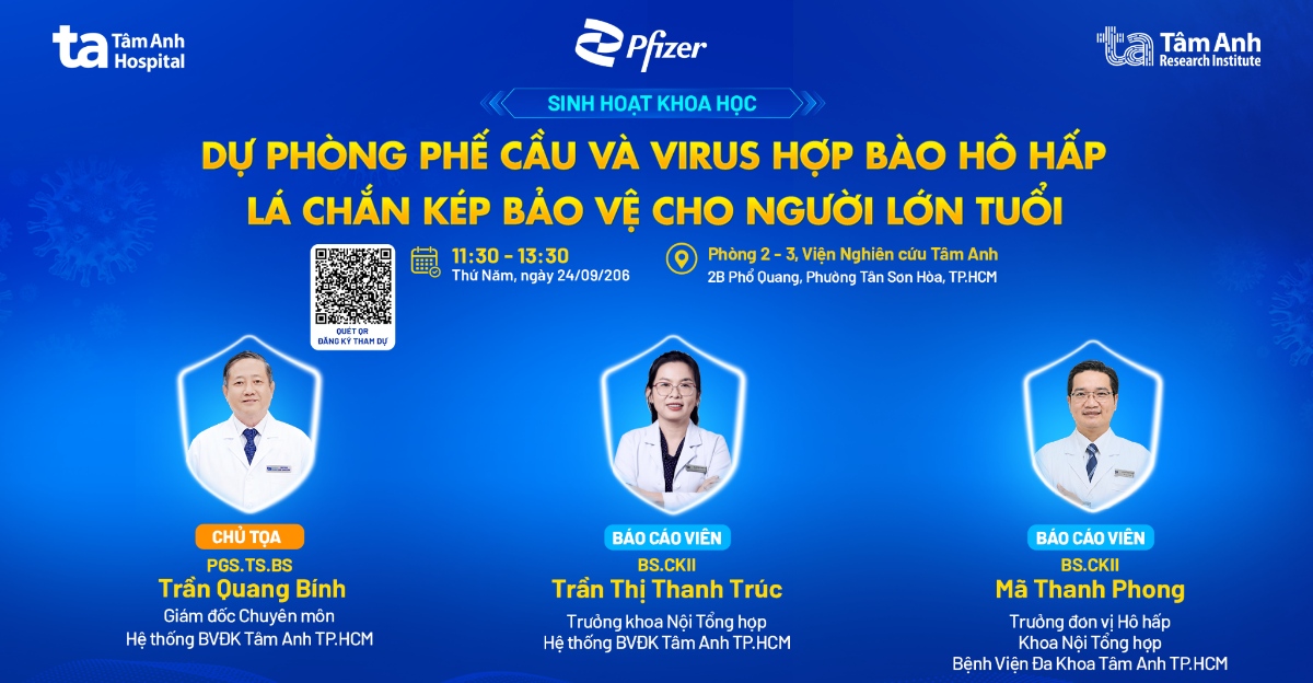 Dự phòng nhiễm trùng hô hấp ở người cao tuổi có bệnh nền
