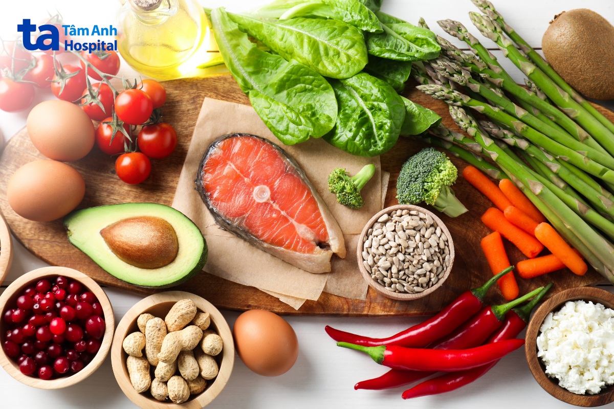 duy trì chế độ ăn uống phù hợp