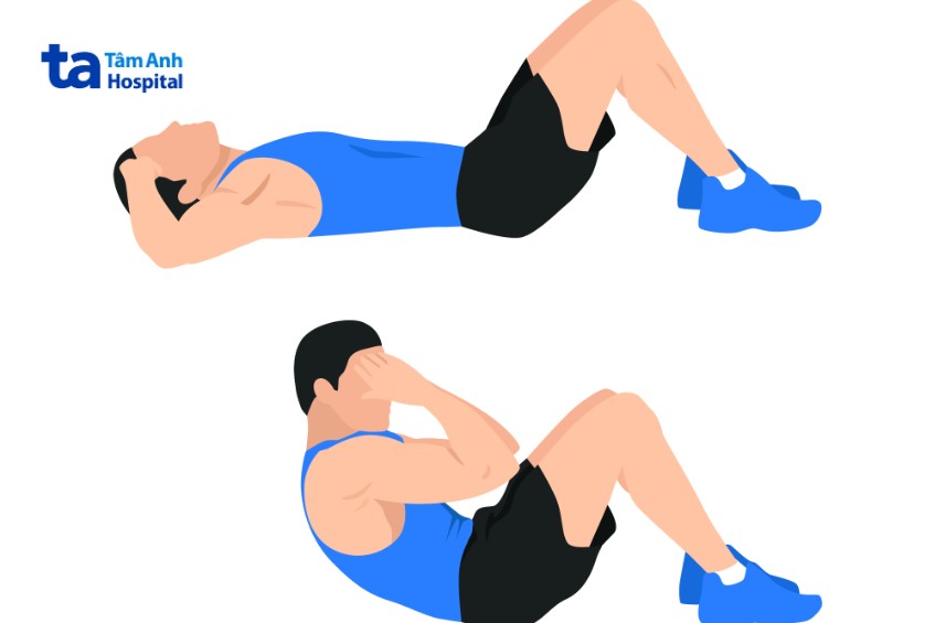 gập bụng cho người viêm khớp dạng thấp