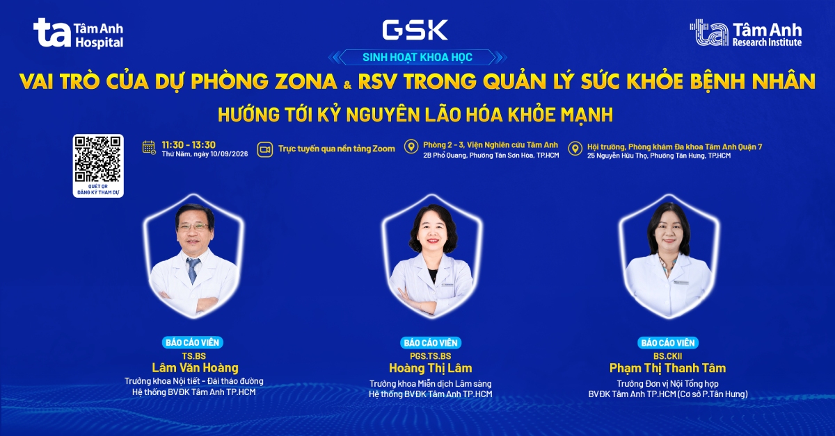 Vai trò của dự phòng Zona và RSV trong quản lý sức khỏe bệnh nhân: Hướng tới kỷ nguyên lão hóa khỏe mạnh