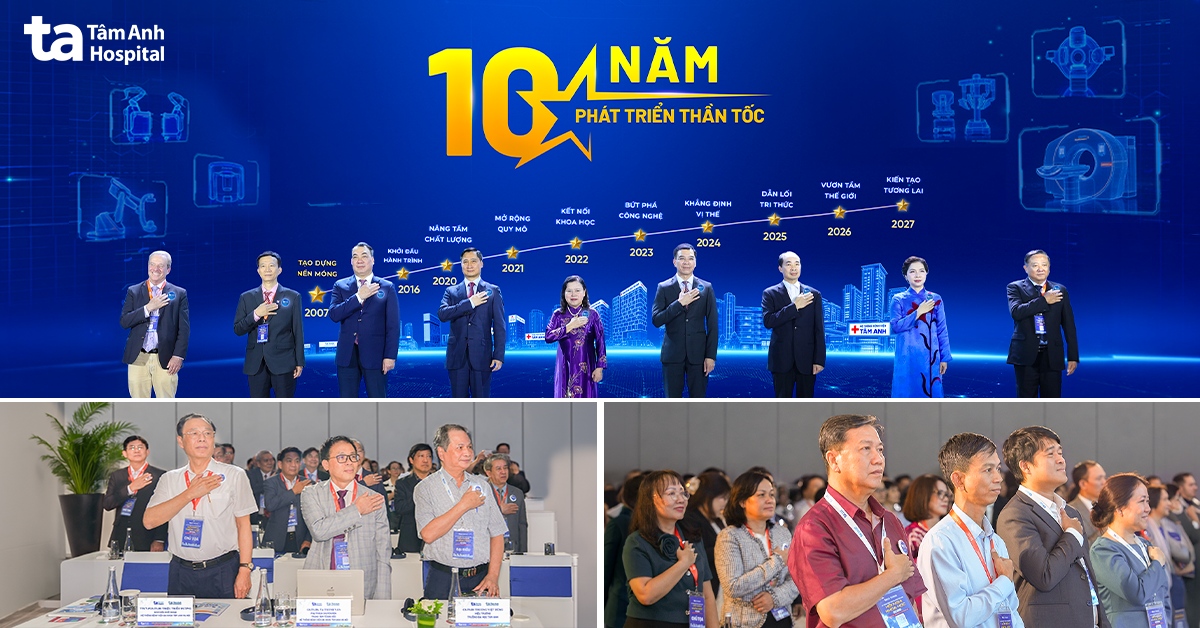 Hơn 1.000 chuyên gia, nhà khoa học, bác sĩ trong và ngoài nước cùng thực hiện nghi thức “tôn vinh khoa học và kết nối Tâm Anh”