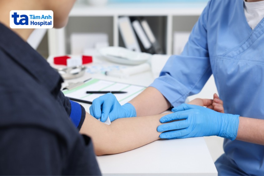 lấy mẫu xét nghiệm crp