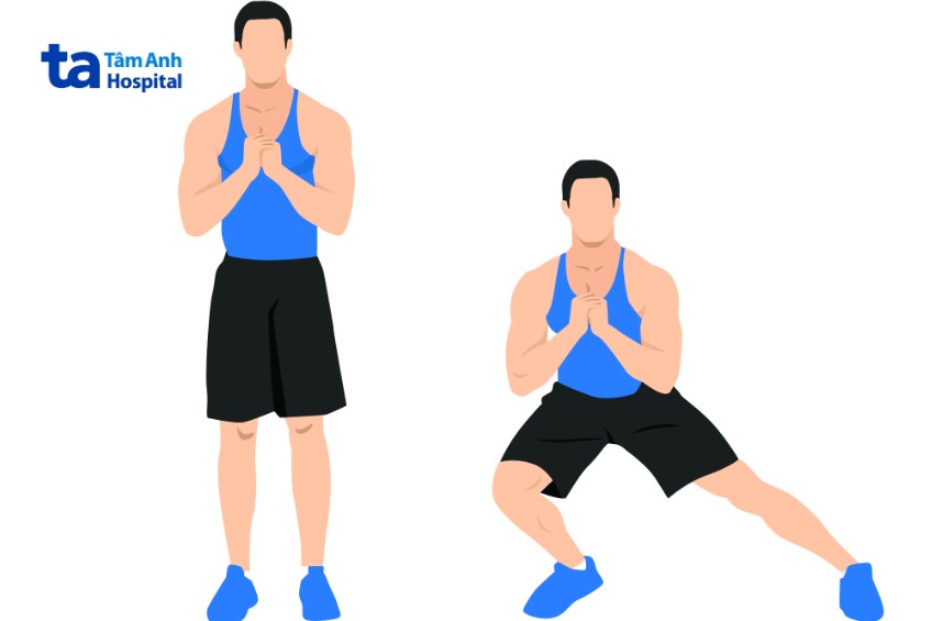lunge sang bên cho người viêm khớp dạng thấp