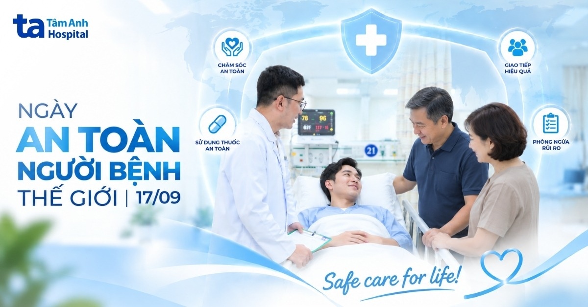 Hưởng ứng Ngày An toàn người bệnh Thế giới 17/9
