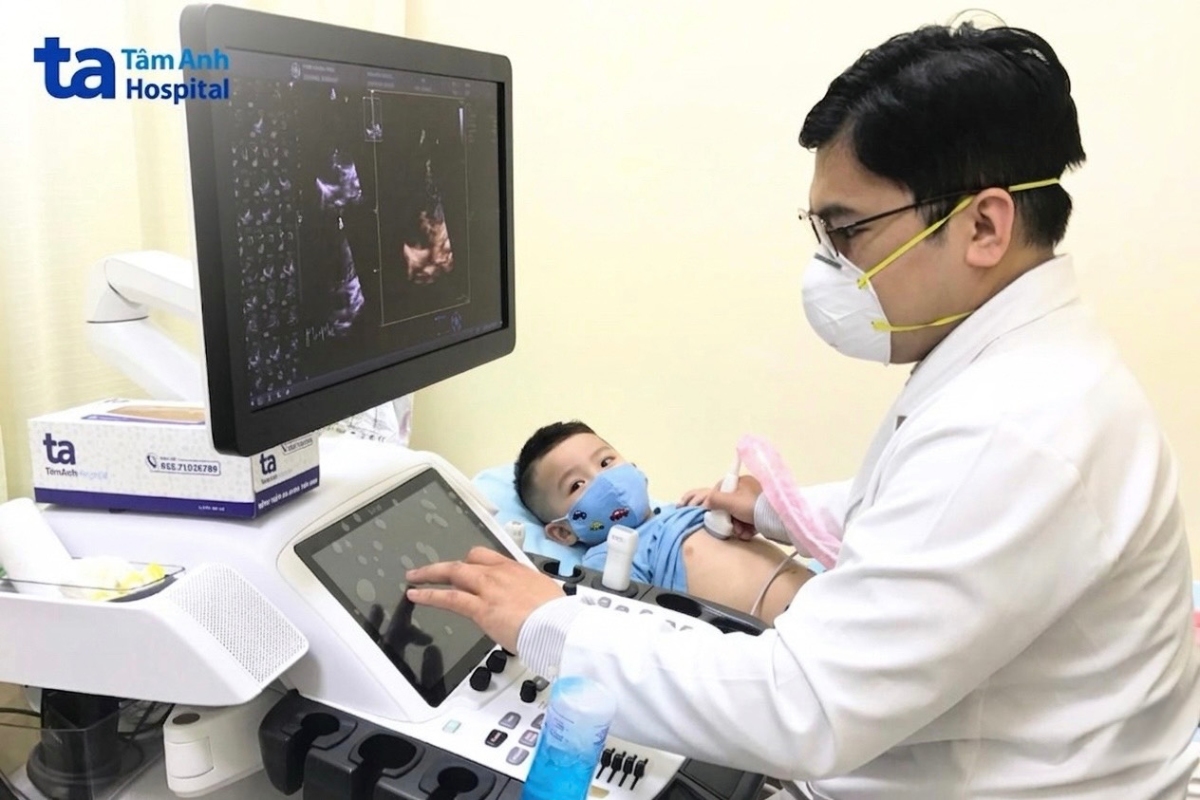 siêu âm tim cho trẻ tại bvđk tâm anh tphcm (cơ sở p.tân sơn hòa)