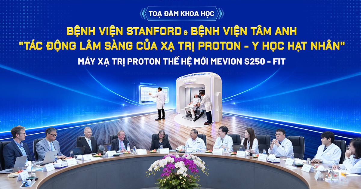 Stanford và Tâm Anh trao đổi về xạ trị proton, y học hạt nhân