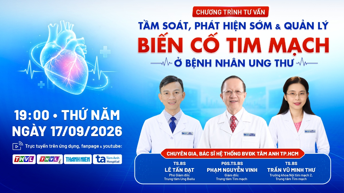 Tầm soát, phát hiện sớm & quản lý biến cố tim mạch ở bệnh nhân ung thư