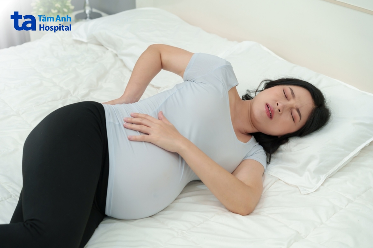 tiêu chảy tháng cuối có thể là dấu hiệu sắp chuyển dạ