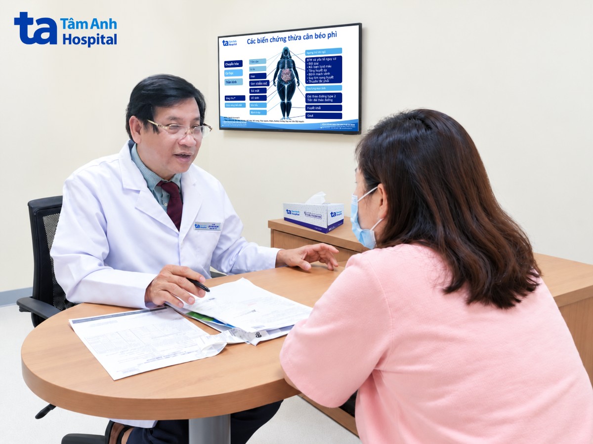 bác sĩ Lâm Văn Hoàng tư vấn điều trị giảm cân cho Tuyết