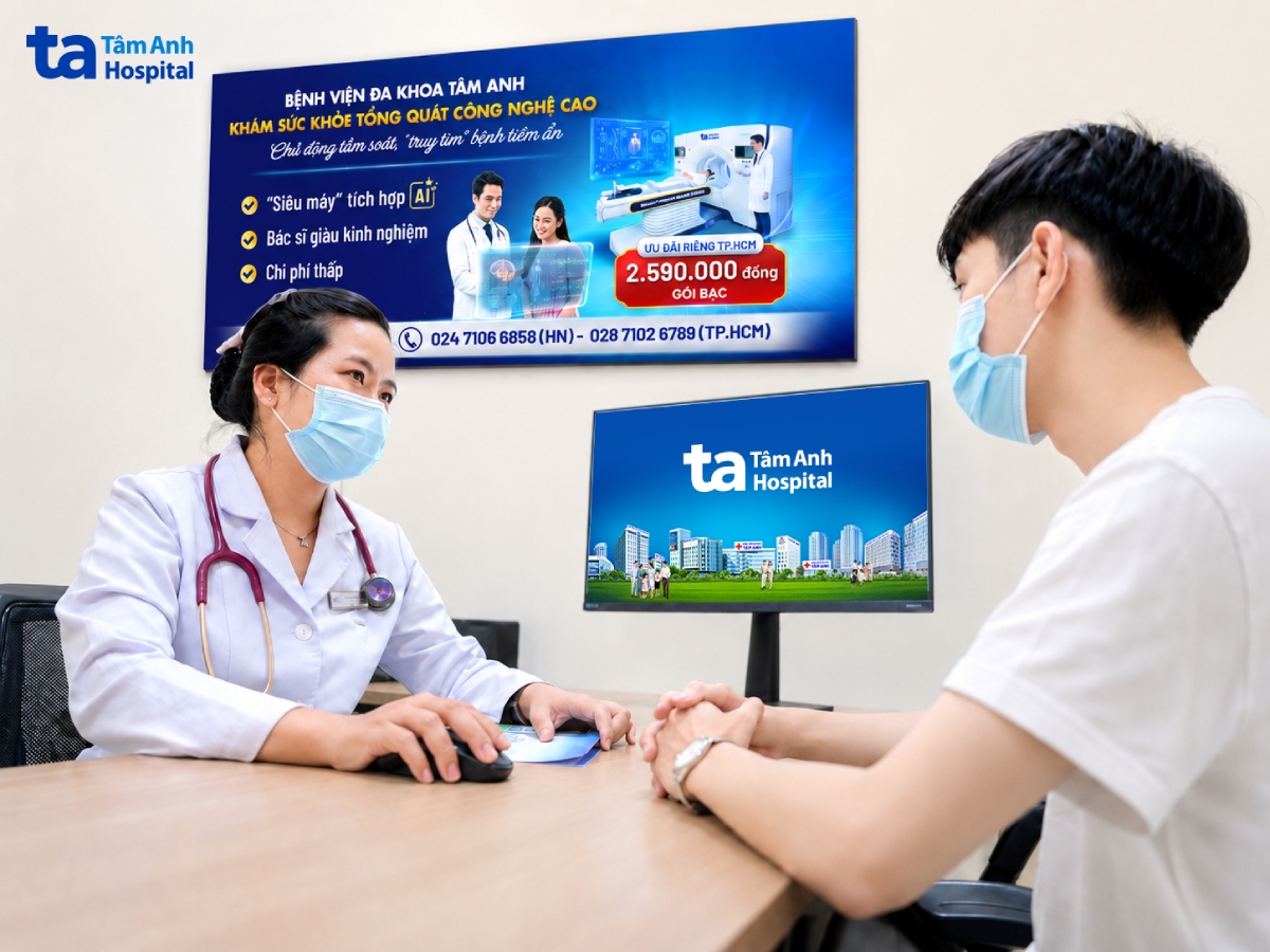 bác sĩ thy tư vấn cho người bệnh