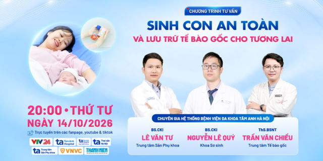 banner sinh con an toàn và lưu trữ tế bào gốc