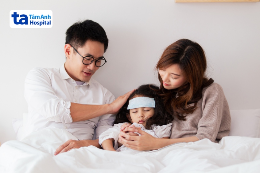 bị phát ban sốt xuất huyết cần được nghỉ ngơi và chăm sóc