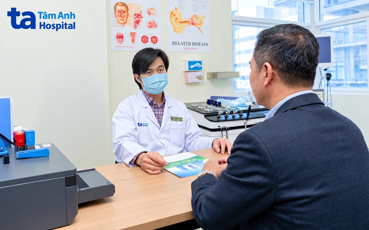 BS Thái Duy tư vấn cho ông Hoàng