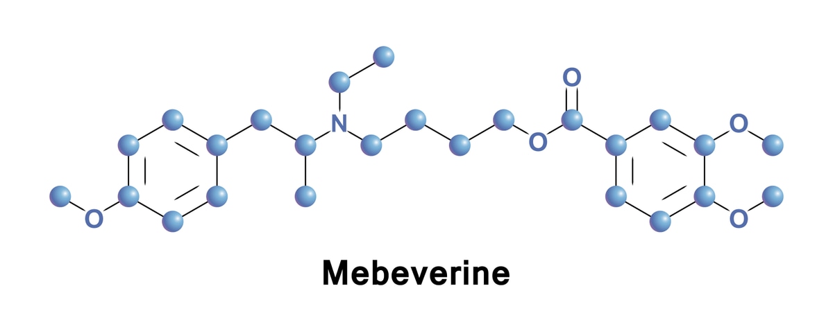 Cấu trúc phân tử của hoạt chất Mebeverine
