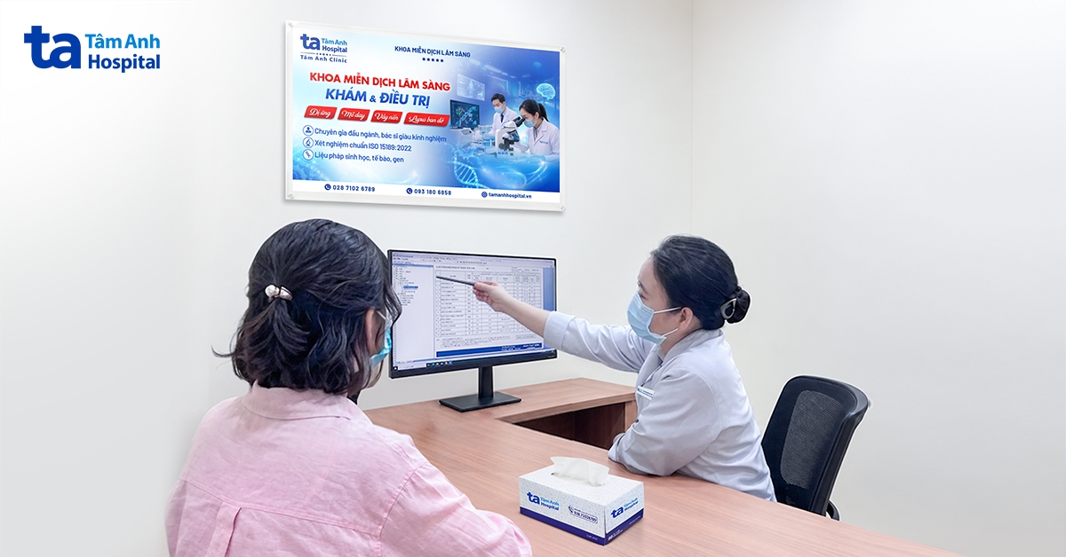 pgs lâm phân tích các chỉ số máu của chị thúy