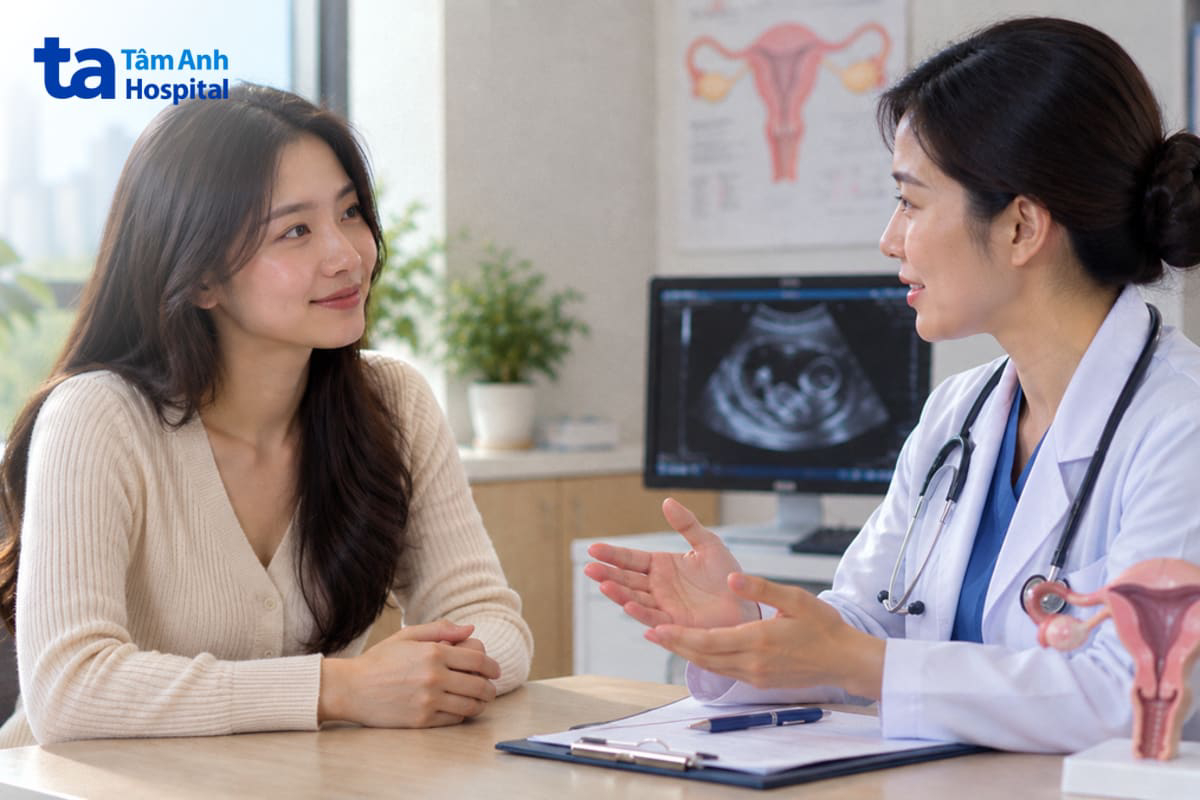 phụ nữ cần tư vấn sản phụ khoa