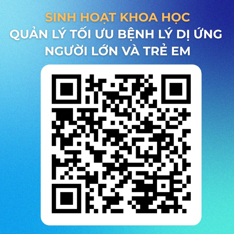 qr shkh quản lý tối ưu bệnh lý dị ứng người lớn và trẻ em