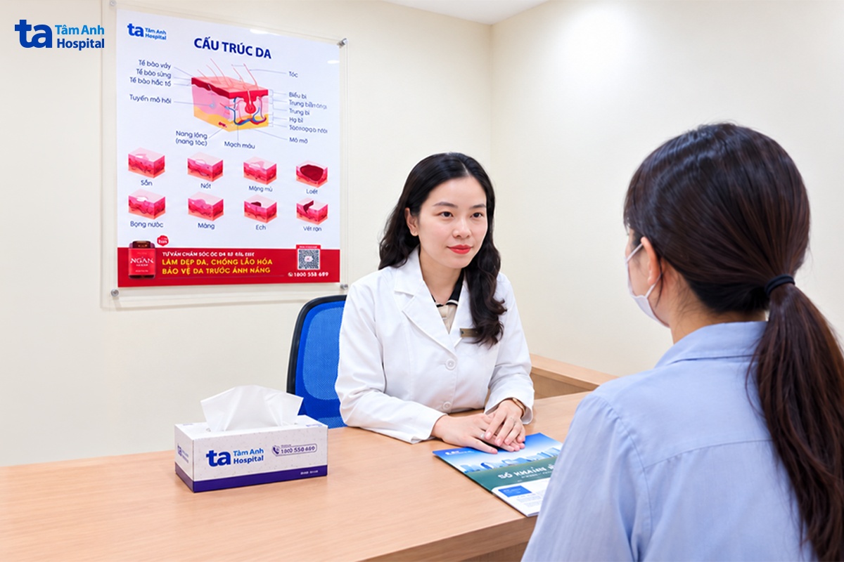 thăm khám liệu trình cùng bác sĩ