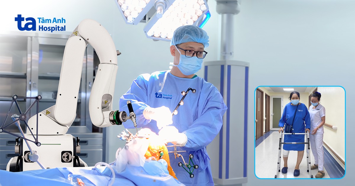 Robot thay khớp cho người bệnh sau tám năm trì hoãn mổ
