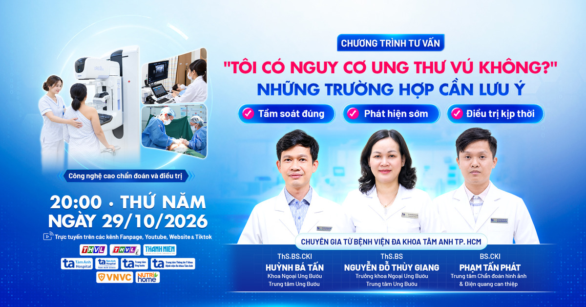 TVTT: “Tôi có nguy cơ ung thư vú không?”