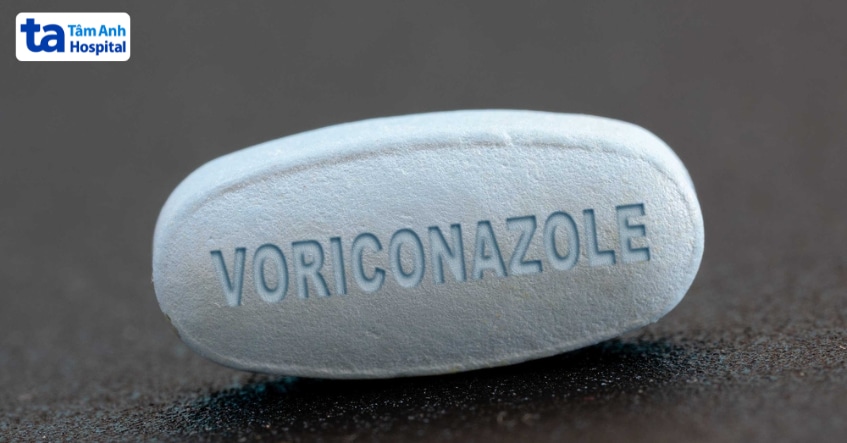 Viên thuốc kháng nấm Voriconazole.